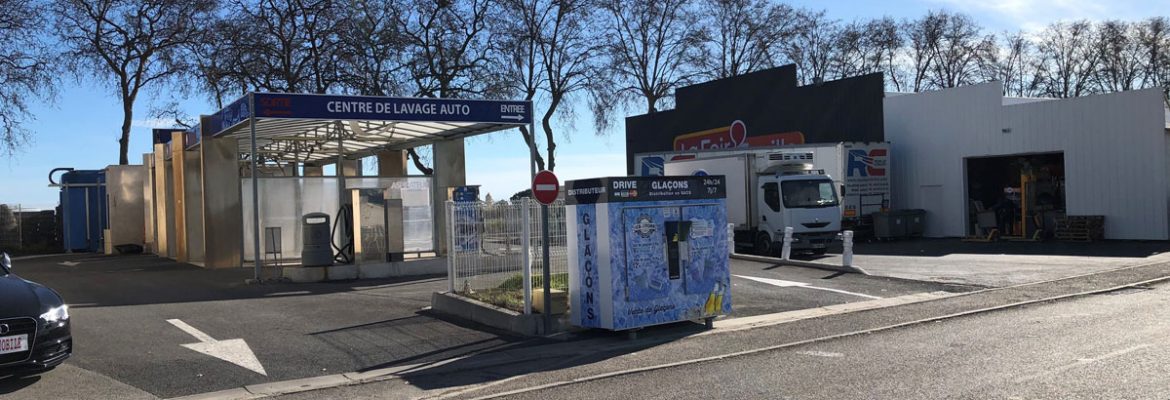 ICE STORE Aigues Vives – Station START WASH