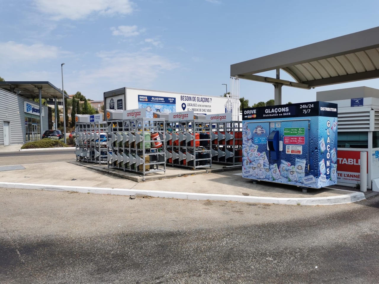 ICE STORE Beaucaire – Station Service Carrefour